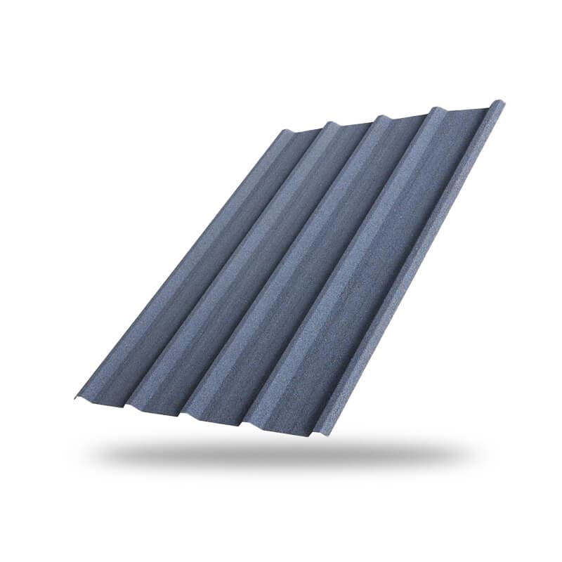 หลังคาเหล็กเคลือบเซรามิก 5 สันลอน 760 สี Andaman Blue สีพิเศษ KINROOF thumbnail 1