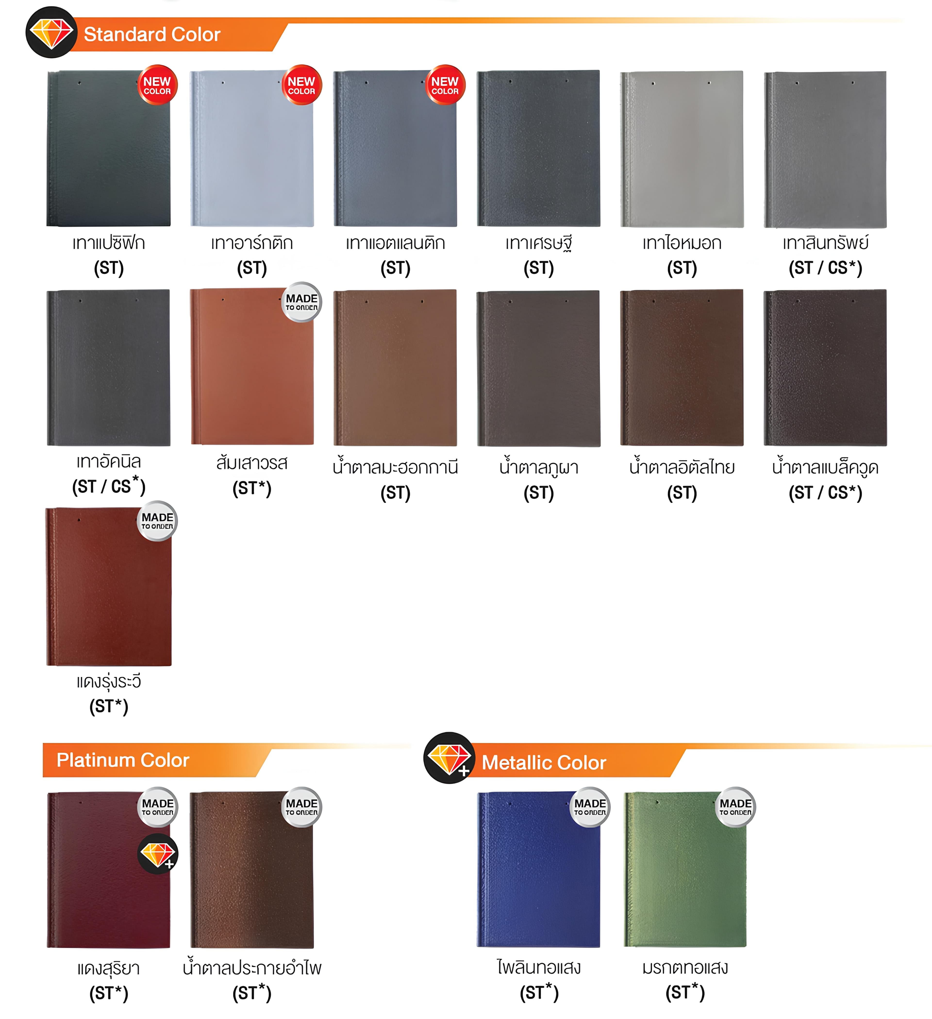 กระเบื้องอดามัส แบบเรียบ สีเทาน้ำตาลแบล็ควูด thumbnail 2