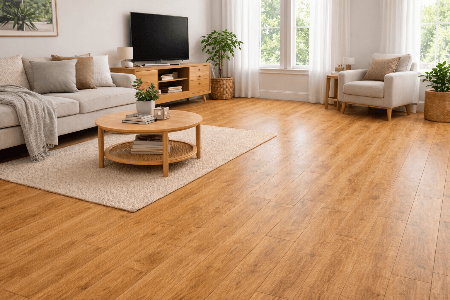 HEARTWOOD กระเบื้องยาง SPC Click-Lock สี.833 Heartwood ขนาด 18.4x122x0.55 thumbnail 2