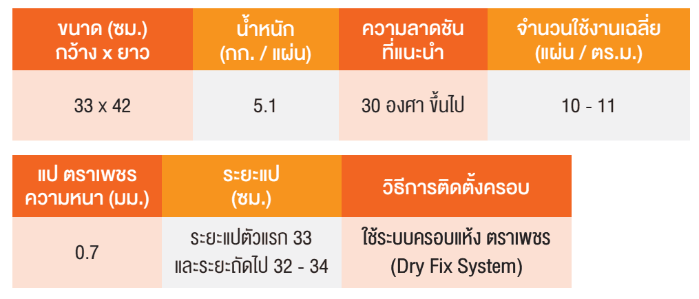 กระเบื้องอดามัส แบบเรียบ สีเทาน้ำตาลแบล็ควูด thumbnail 5