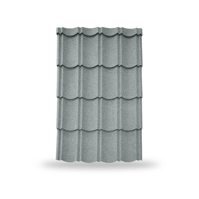 หลังคาเหล็กเคลือบเซรามิก ลอนเมอริเดียน 760 สี Natural Granite | KINROOF