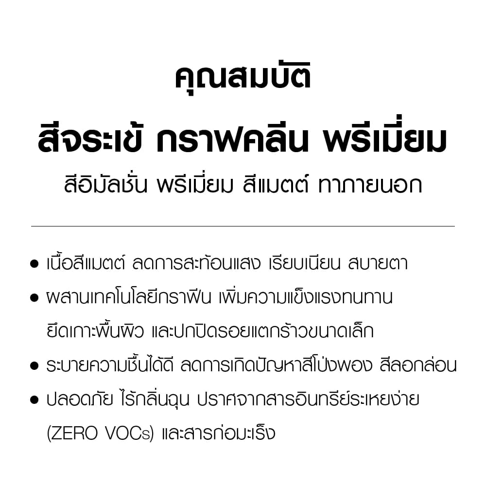 สีจระเข้ กราฟคลีน พรีเมี่ยม ขนาด. 3.75 ลิตร | SEE Jorakay thumbnail 2