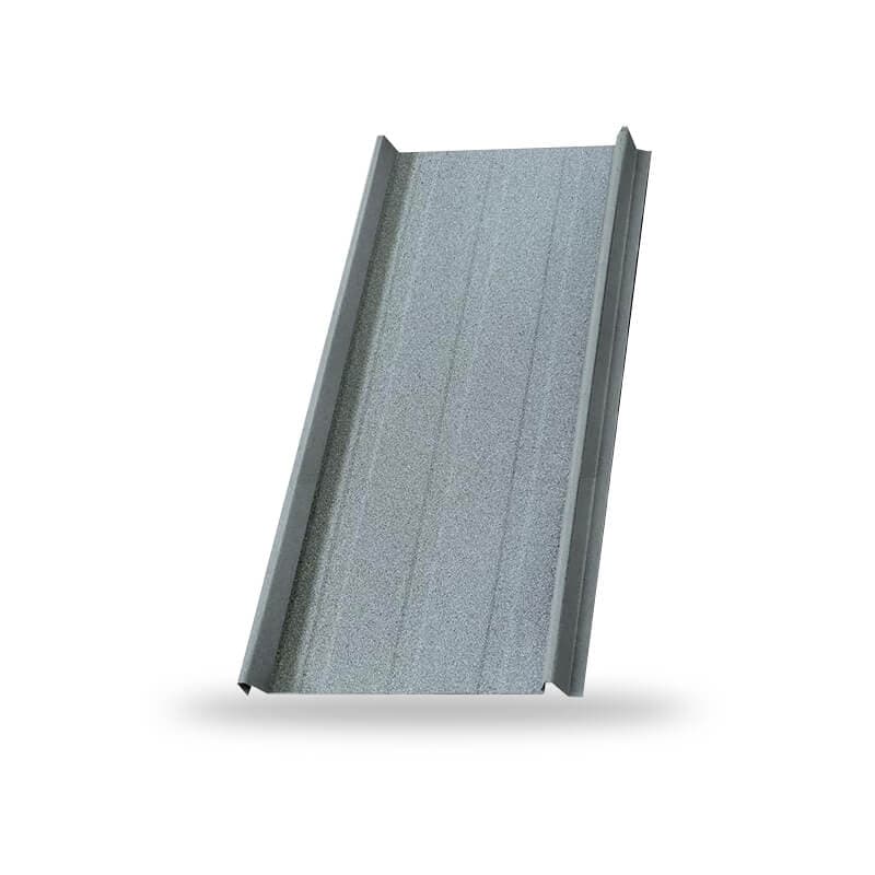 หลังคาเหล็กเคลือบเซรามิก SNAPLOCK 300 สี Natural Granite KINROOF